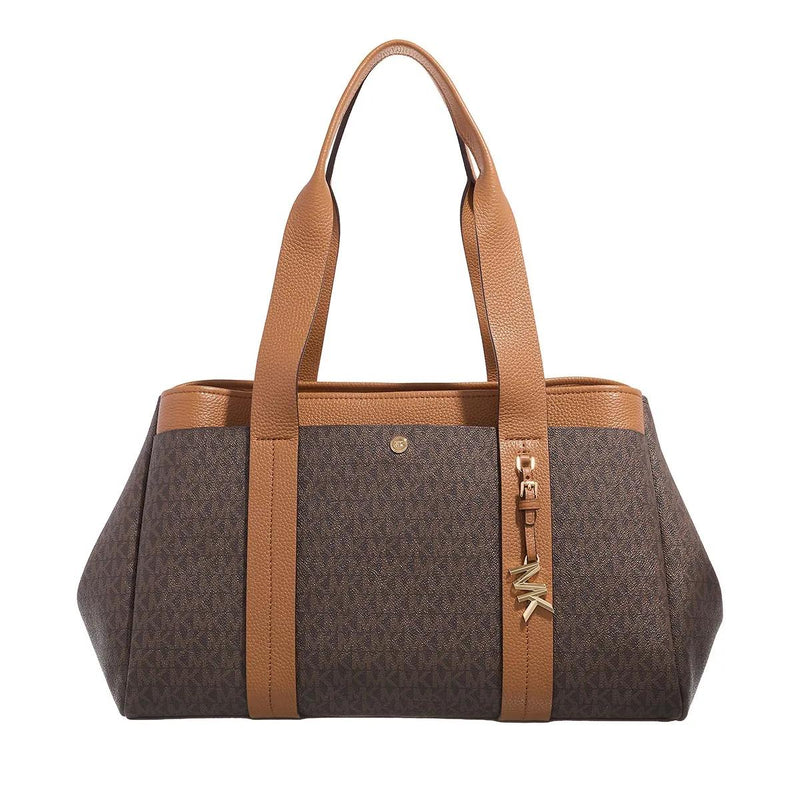 Michael Kors Romee Brown Leather Shoulder bag 2001-A0542939-zoom-