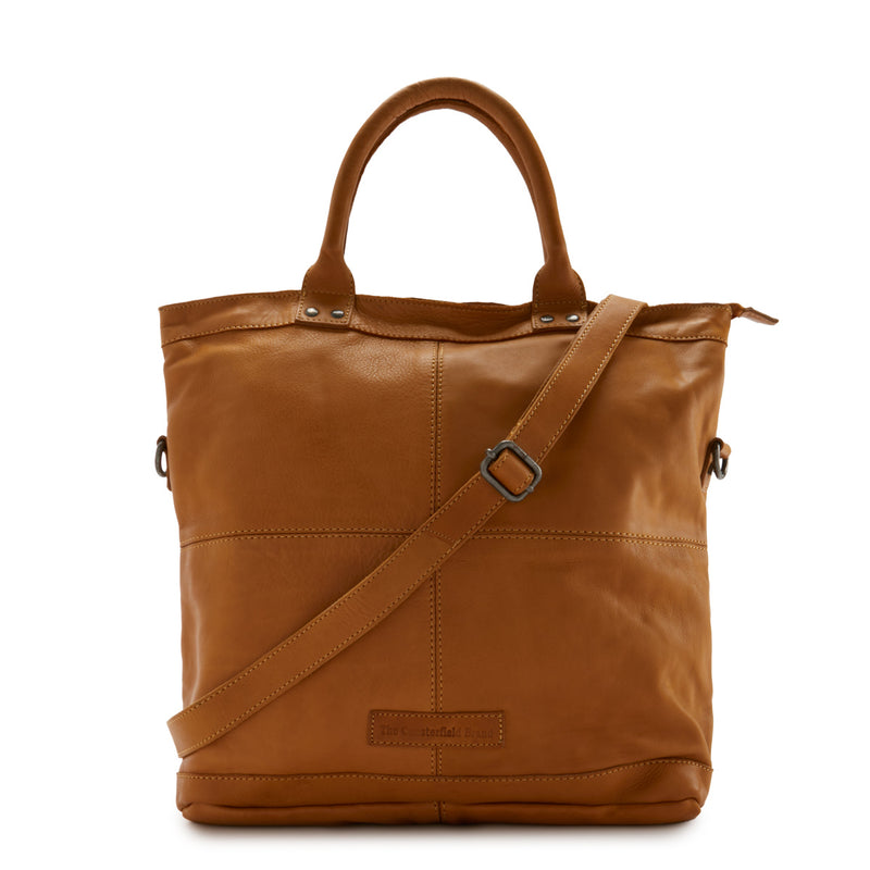 The Chesterfield Brand Ontario Leather Cognac Shopper C38.019807-zoom-