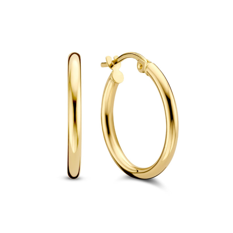 Isabel Bernard Rivoli Estelle 14 Carat Golden Creoles IB360105-zoom-