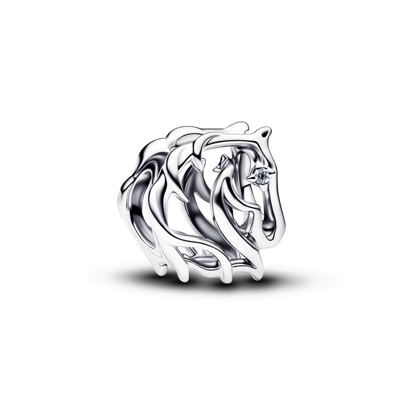 Pandora Moments 925 Sterling Silver Openwork Horse Charm 794430C01-zoom-