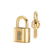 Pandora Moments Goldfarbene Padlock & Key Charm 760088C01