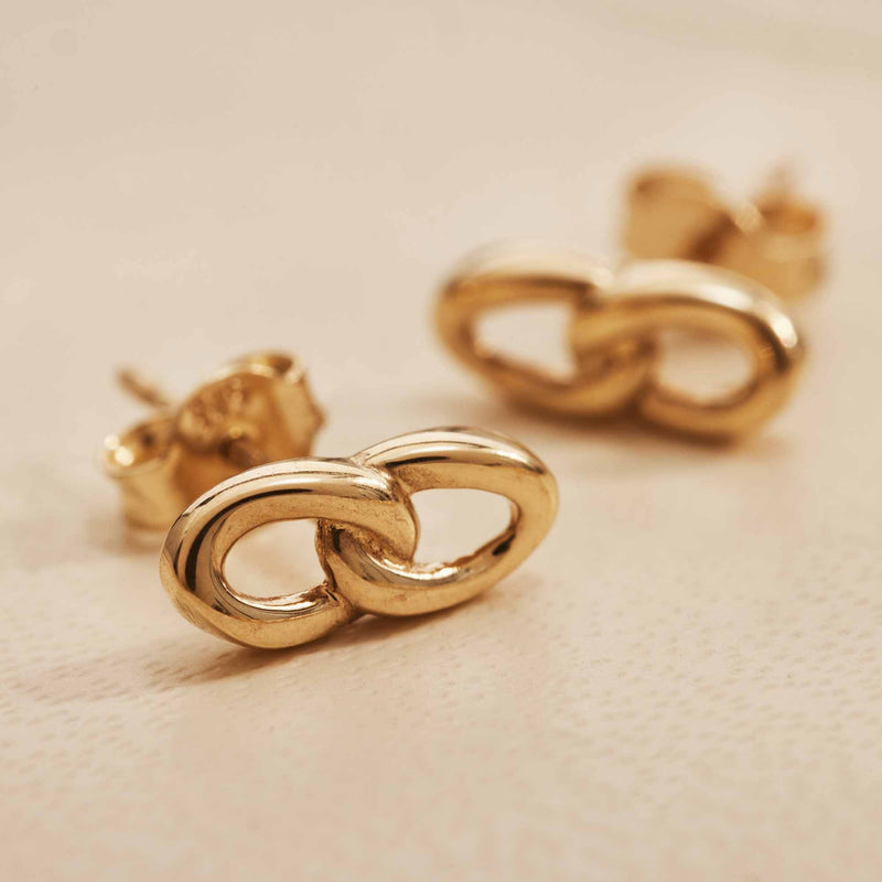 Isabel Bernard Le Marais Regine 14 Karat | Gold Ohrstecker IB360218-zoom-