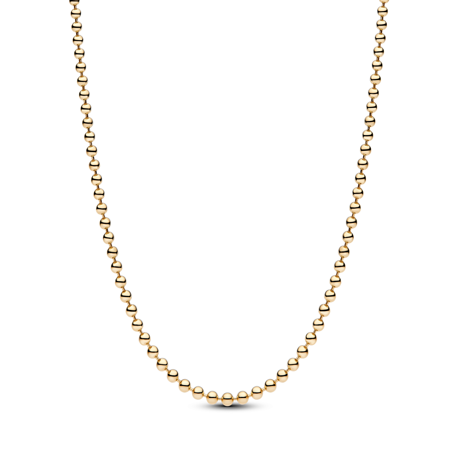 Pandora Moments Gold Plated Bead Necklace 364354C00-50
