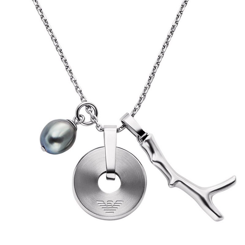Emporio Armani Stainless Steel Men's Necklace EGS3315040-zoom-