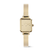 Daniel Wellington Petite&Quadro Mini Reflection Goldene Damenuhr DW00100801