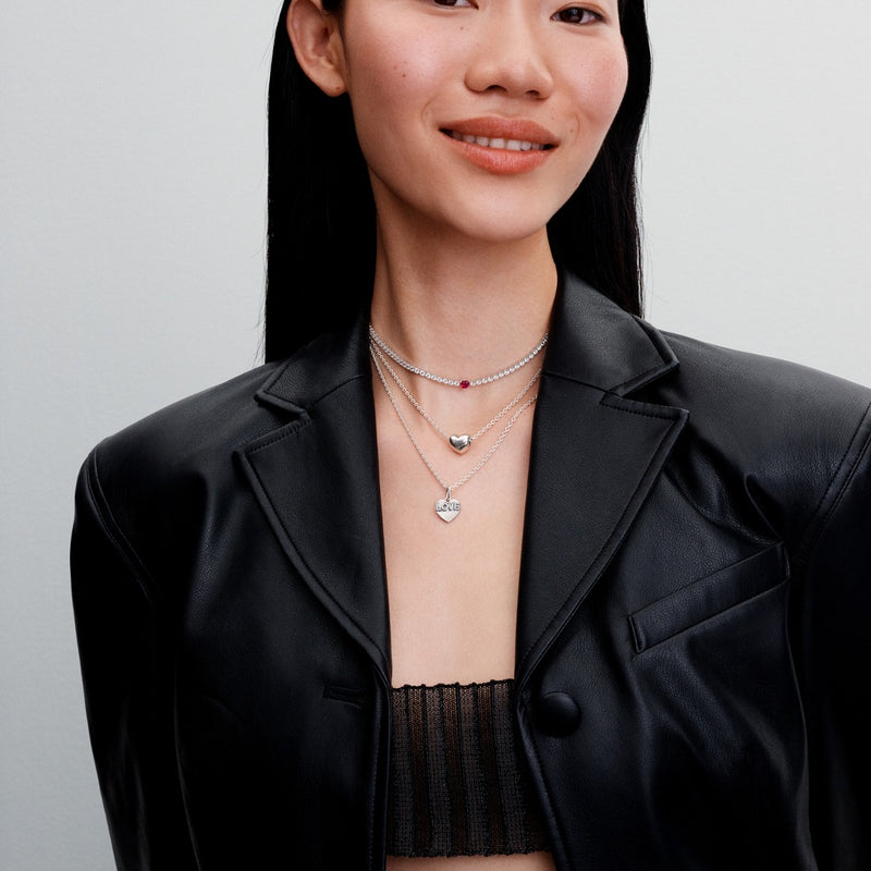 Pandora Moments 925 Sterling Silver Necklace 393549C01-40-zoom-