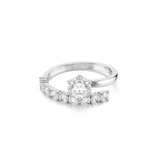 Swarovski Matrix Crash Silberfarbener Ring 5753573