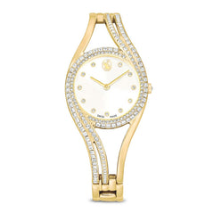 Swarovski Hyperbola Gold-Tone Watch with White Dial 5754534