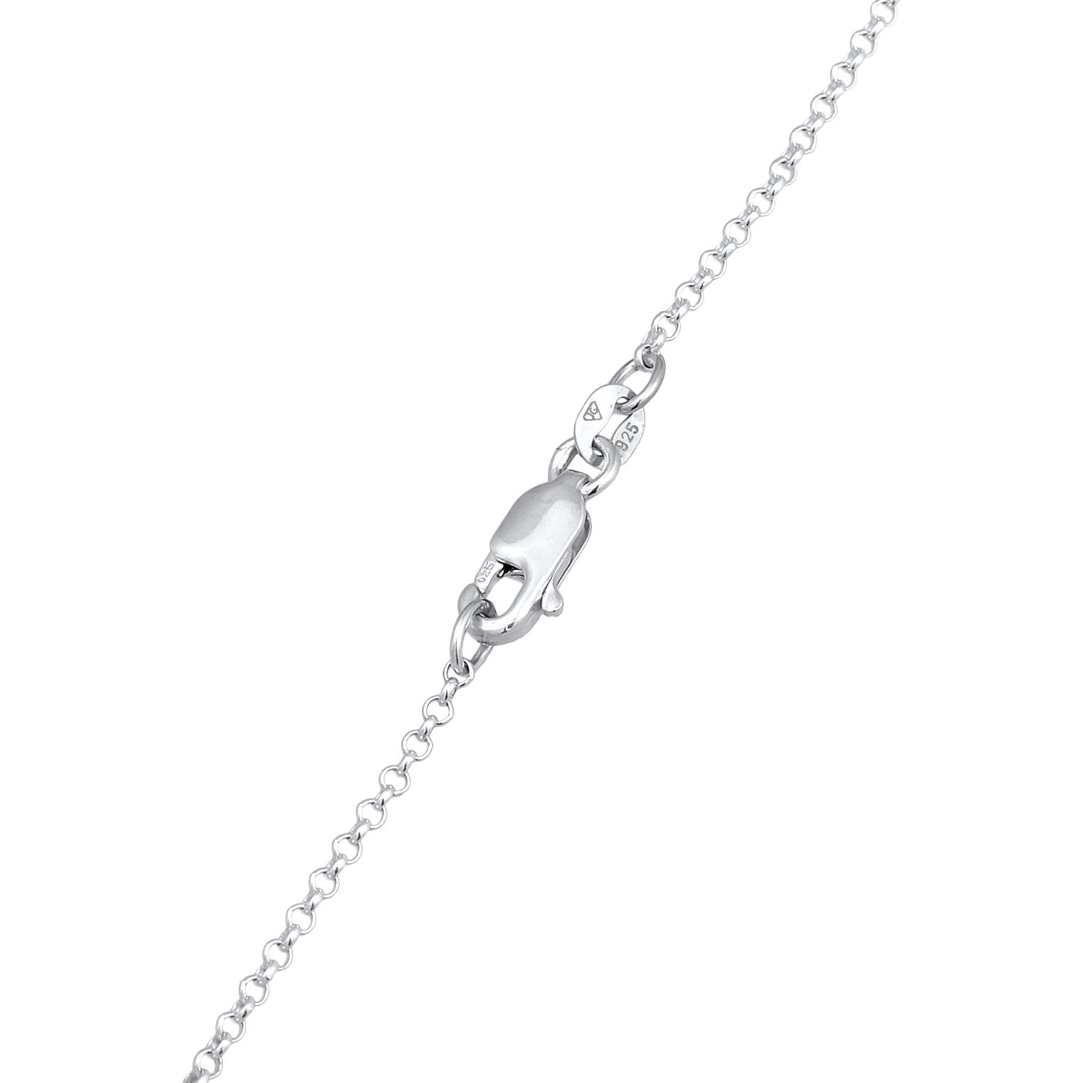 Elli 925 Sterling Silver Necklace with Lab grown diamond (0.18 ct) 2004-BF-0007600-001