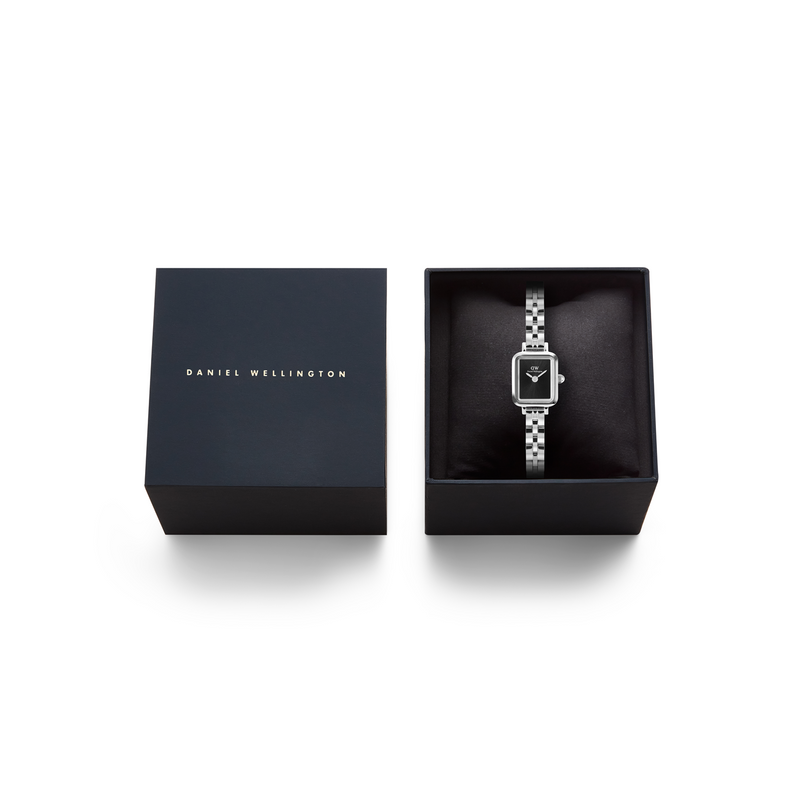 Daniel Wellington Petite & Quadro Mini Arch Black Women's Watch DW00100845-zoom-
