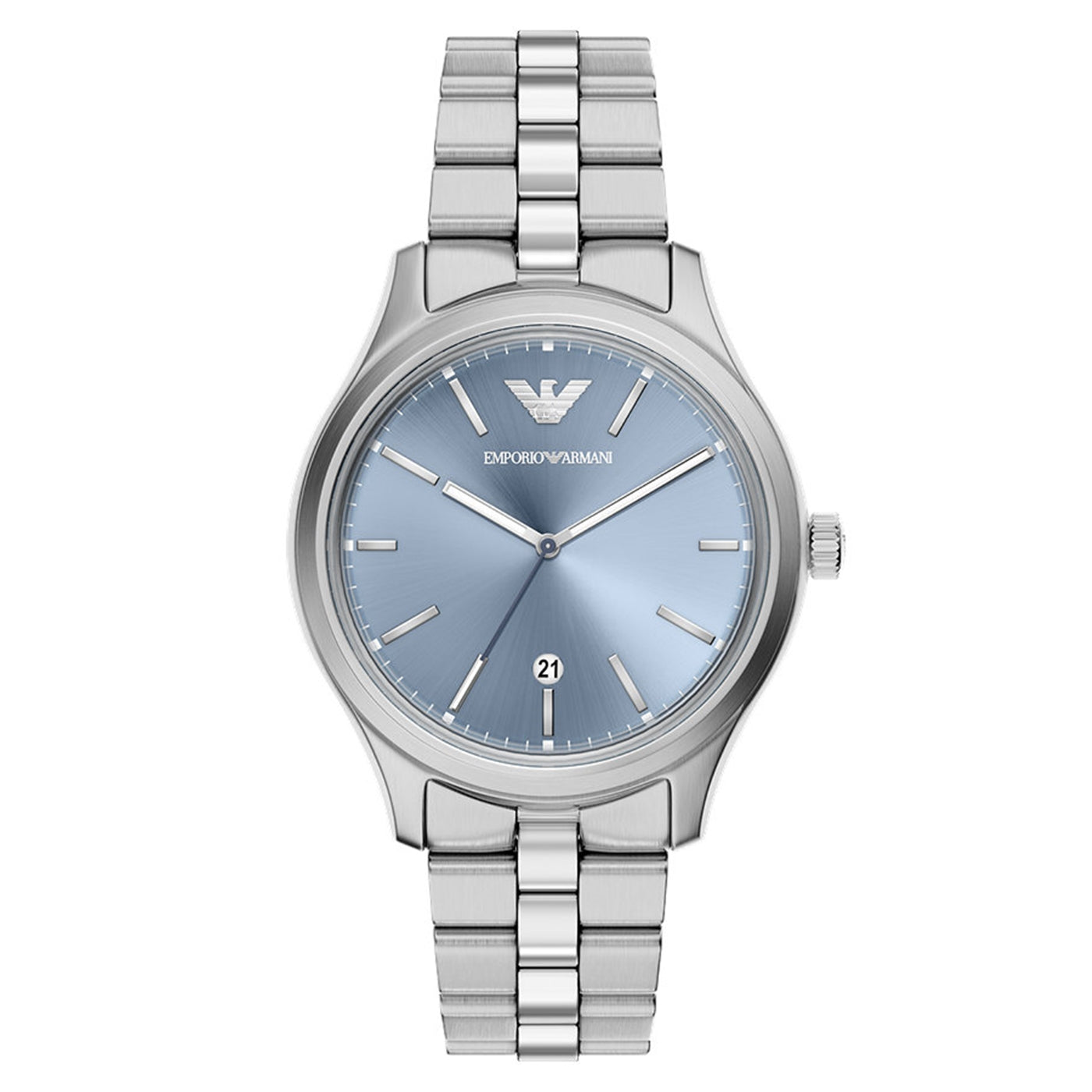 Emporio Armani Round Blue Dial Watch AR11748