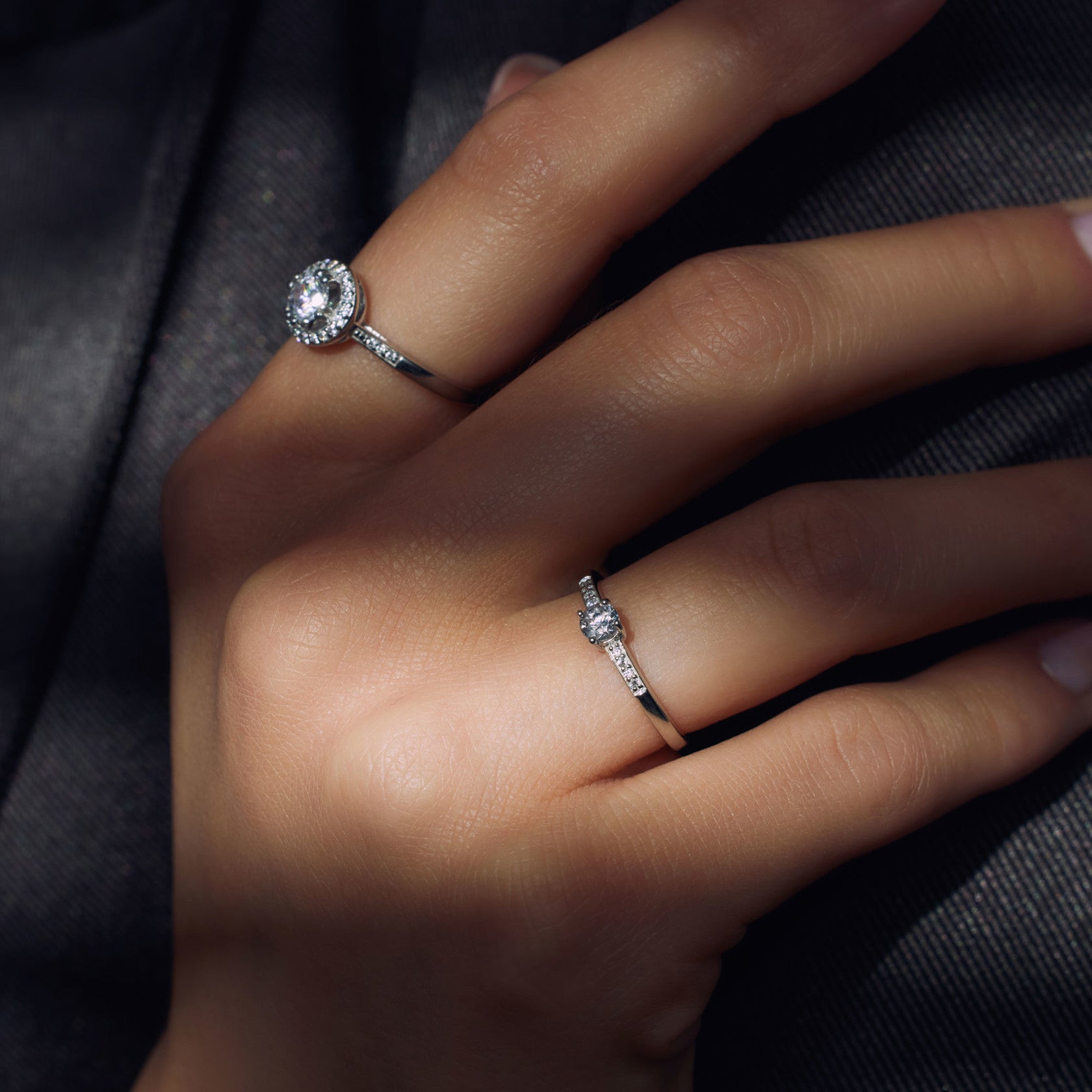 Parte Di Me Ponte Vecchio Dalia 925 sterling Silver Ring PDM33002-50