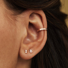 Isabel Bernard La Concorde Chéri 14 Karaat Rosé Gouden Single Ear Cuff IB370015