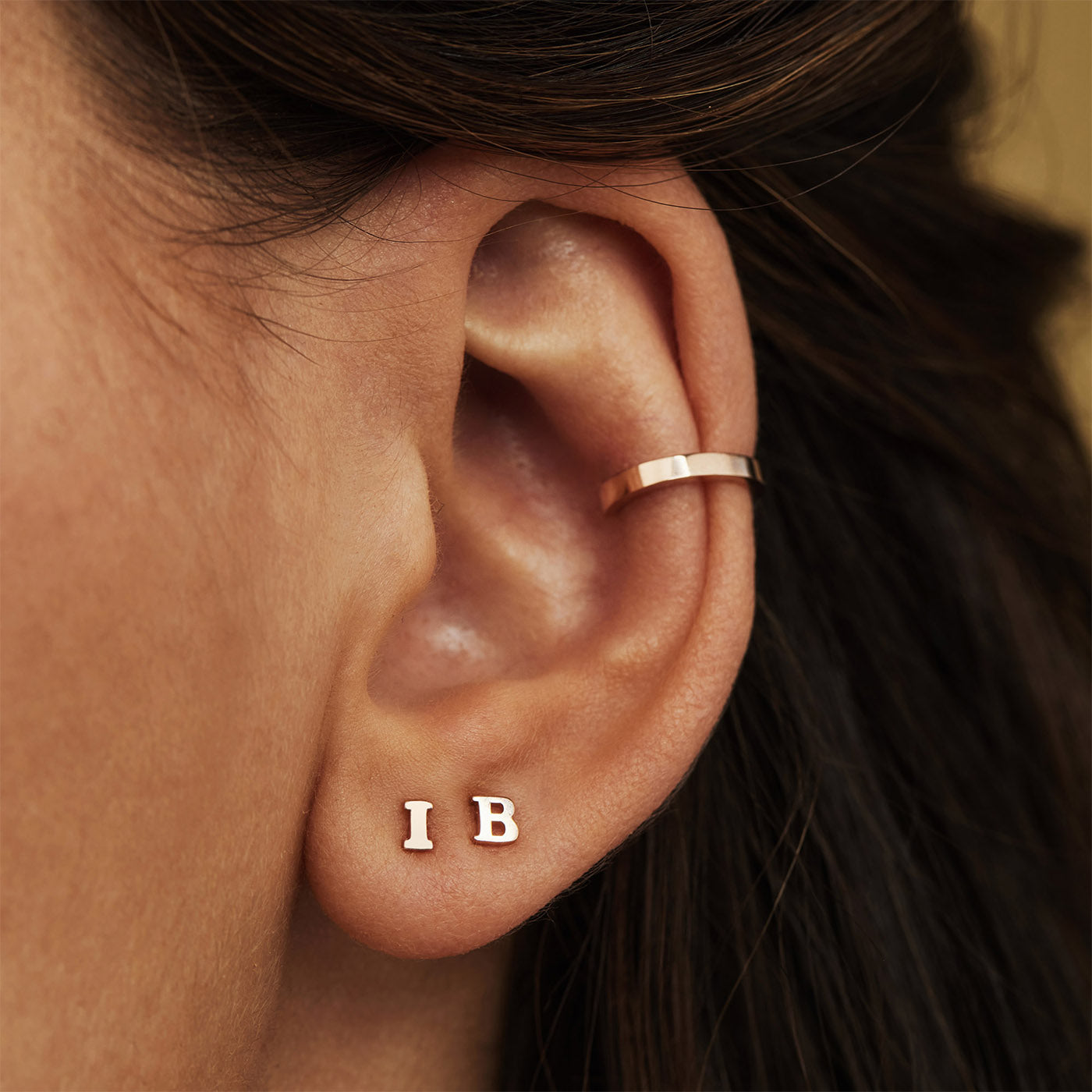 Isabel Bernard La Concorde Chéri 14 Karaat Rosé Gouden Single Ear Cuff IB370015