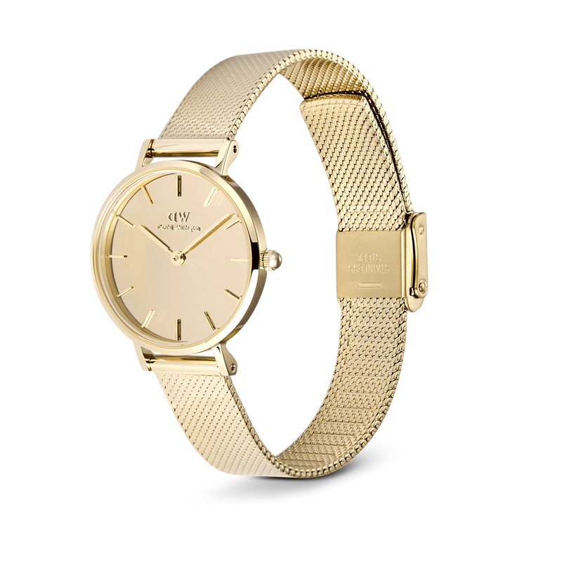 Daniel Wellington Petite&Quadro Mini Reflection Goldene Damenuhr DW00100797-zoom-