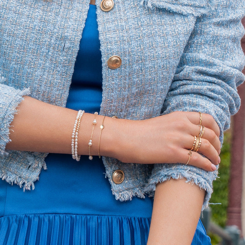 Jackie Gold Amsterdam 14 Karat Gold Bracelet JKB25.575-zoom-