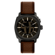 Fossil Machine Round Black Dial Watch FS6165