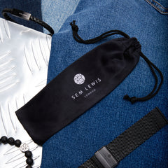 Sem Lewis Aldgate East Strap 24mm Silver-coloured/Goldcoloured SL620018