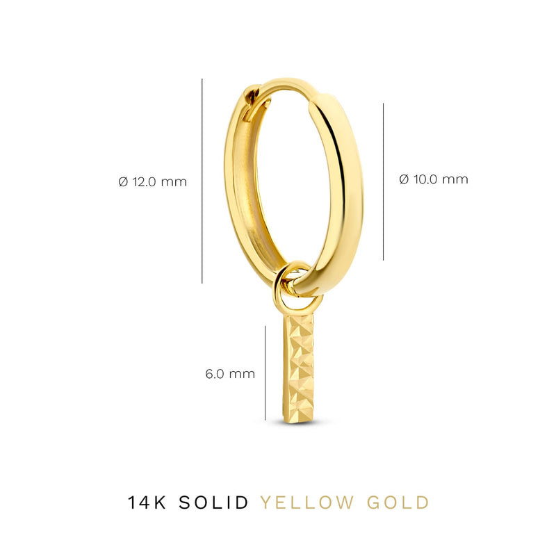 Isabel Bernard Cadeau d´Isabel 14 Karat | Gold Ohrringe Set IB90133-zoom-