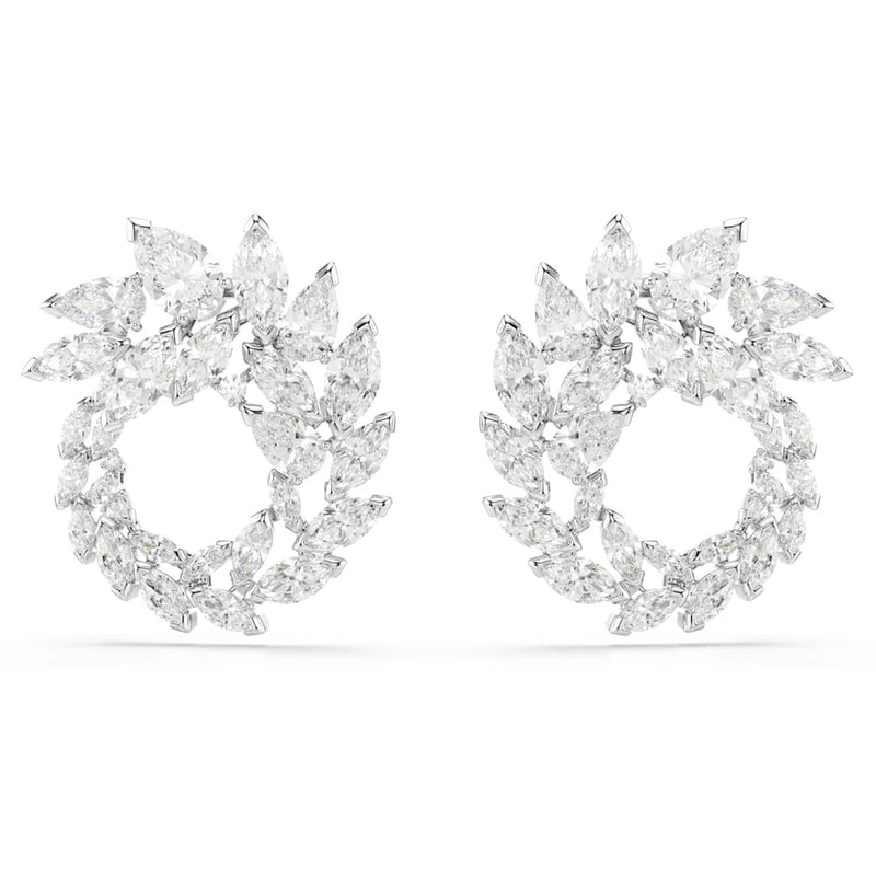 Swarovski Mesmera Glam Silberfarbene Creolen 5748008-zoom-