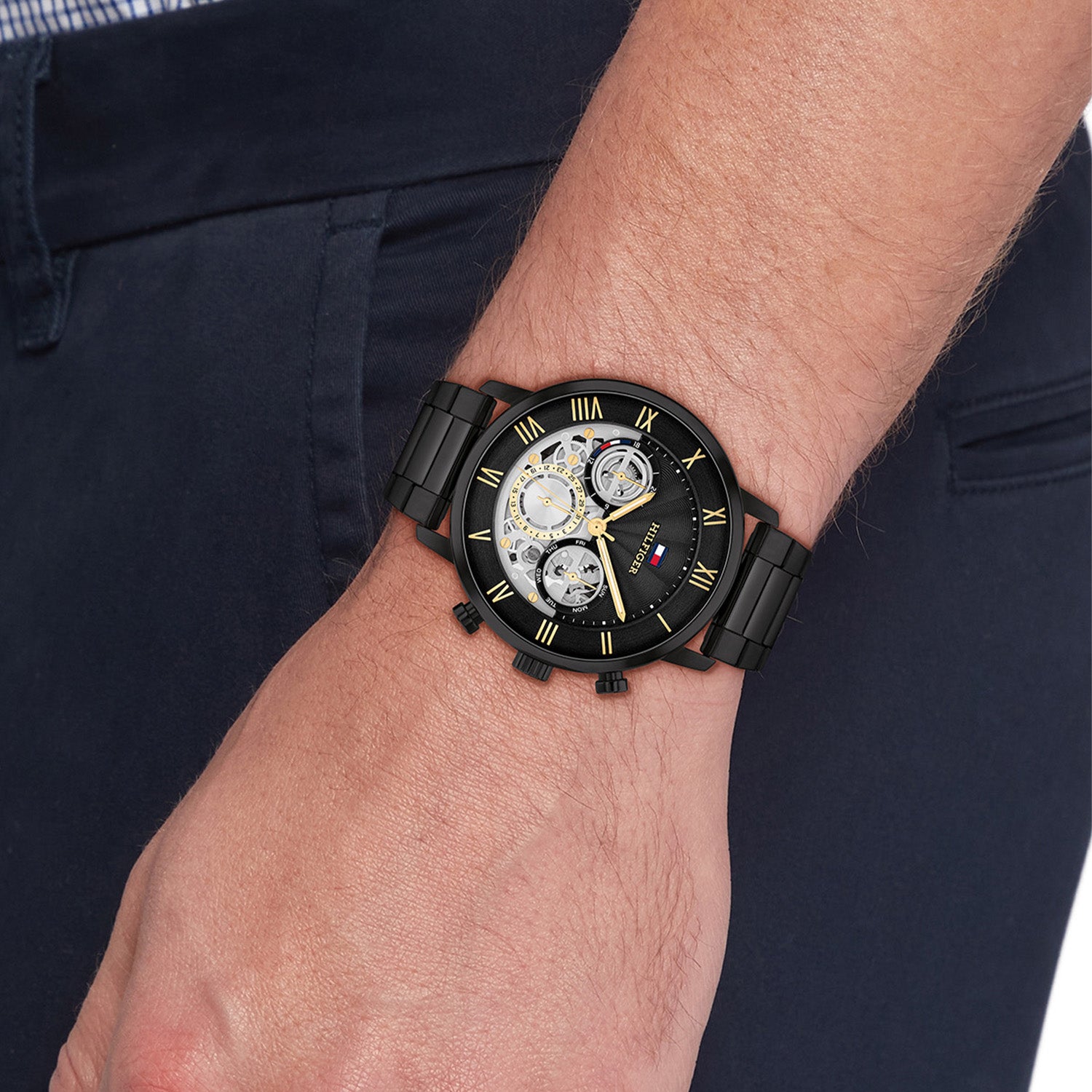 Tommy Hilfiger Black Men's Watch TH1710706