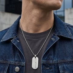 G-STAR ZipPoint Silver Link Necklace GSJ.104.01