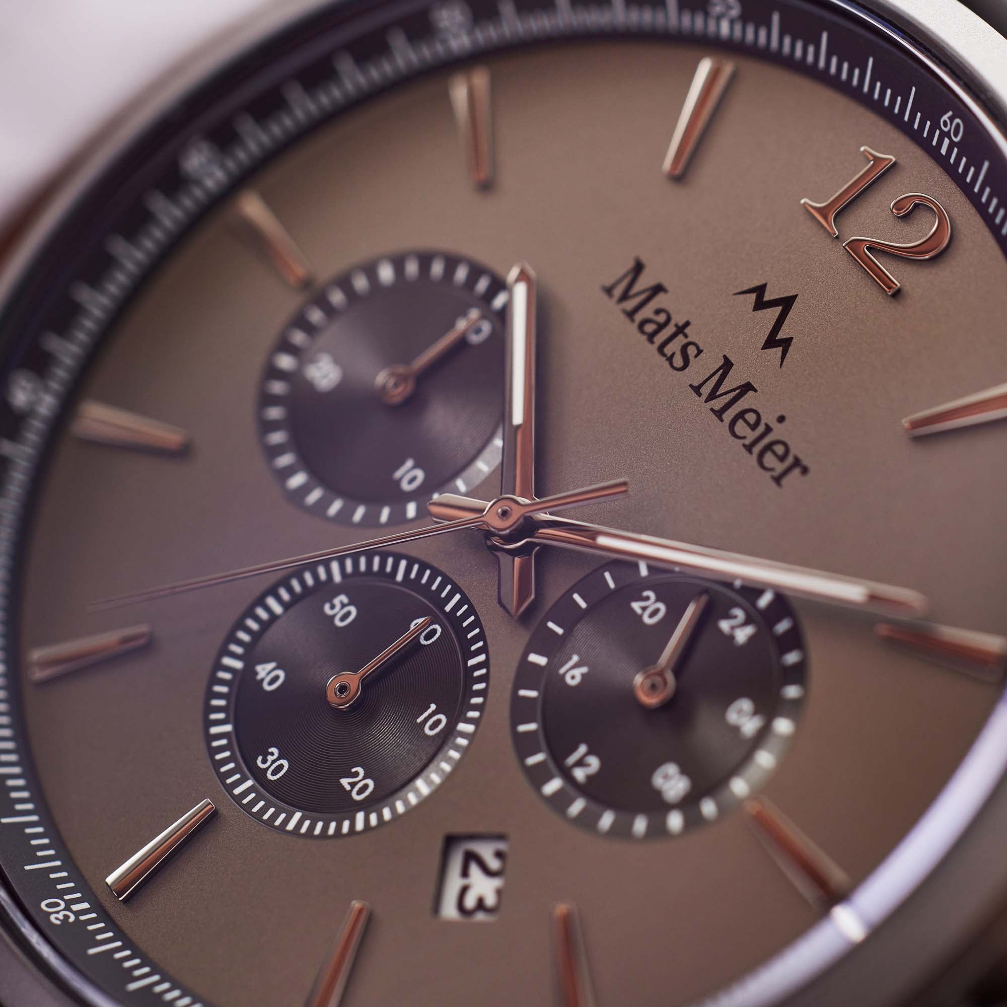 Mats Meier Grand Cornier Chrono Gunmetal Watch MM00125