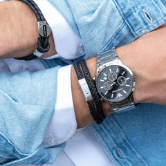 Emporio Armani Silver Watch AR2434