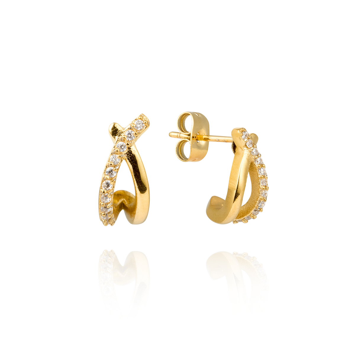 Mockberg Kenza Ines Gold Plated Earrings MB1717