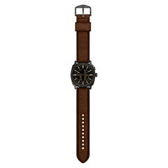 Fossil Machine Big Tic Round Black Dial Watch FS6165