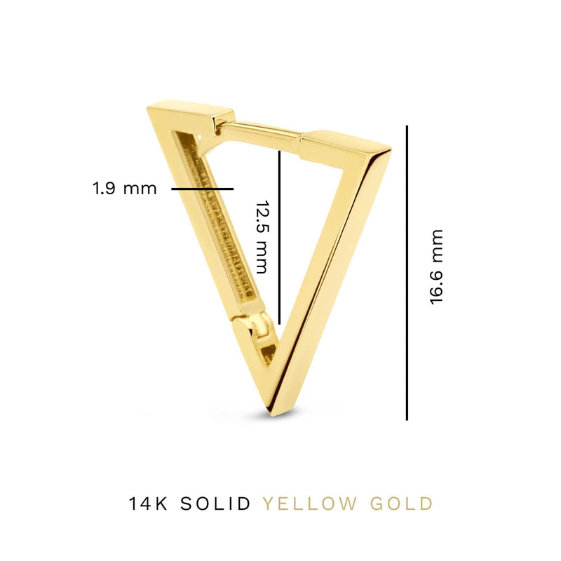 Isabel Bernard Monceau Jolie 14 Karat | Gold Triangles Ohrringe IB360253-zoom-