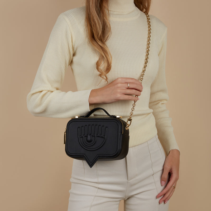 Chiara Ferragni Eyelike damen Umhängetasche Schwarz 75SB4BA5-ZS517-899-zoom-