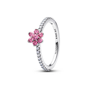 Pandora Timeless Funkelnder Rosa Blumenring 194499C02-50