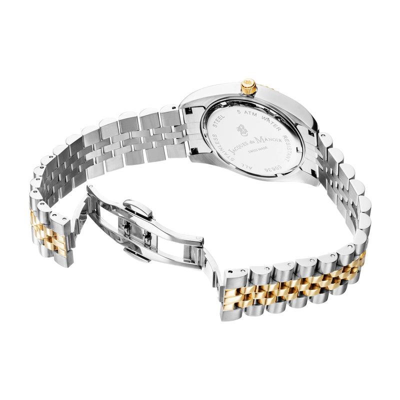Jacques du Manoir Inspiration damen Uhr Gold/Silber NRO.07-zoom-
