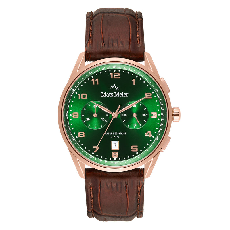 Mats Meier Mont Vélan herren Uhr Braun MM10002-zoom-