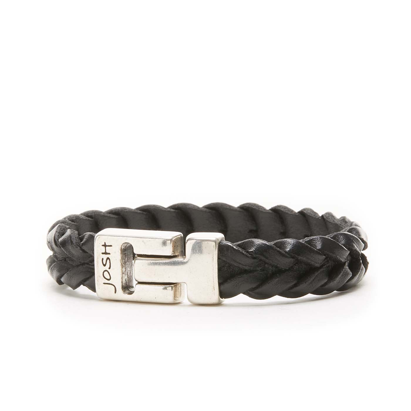 Josh Silver Bracelet 24728-BRA-S/BLACK-M