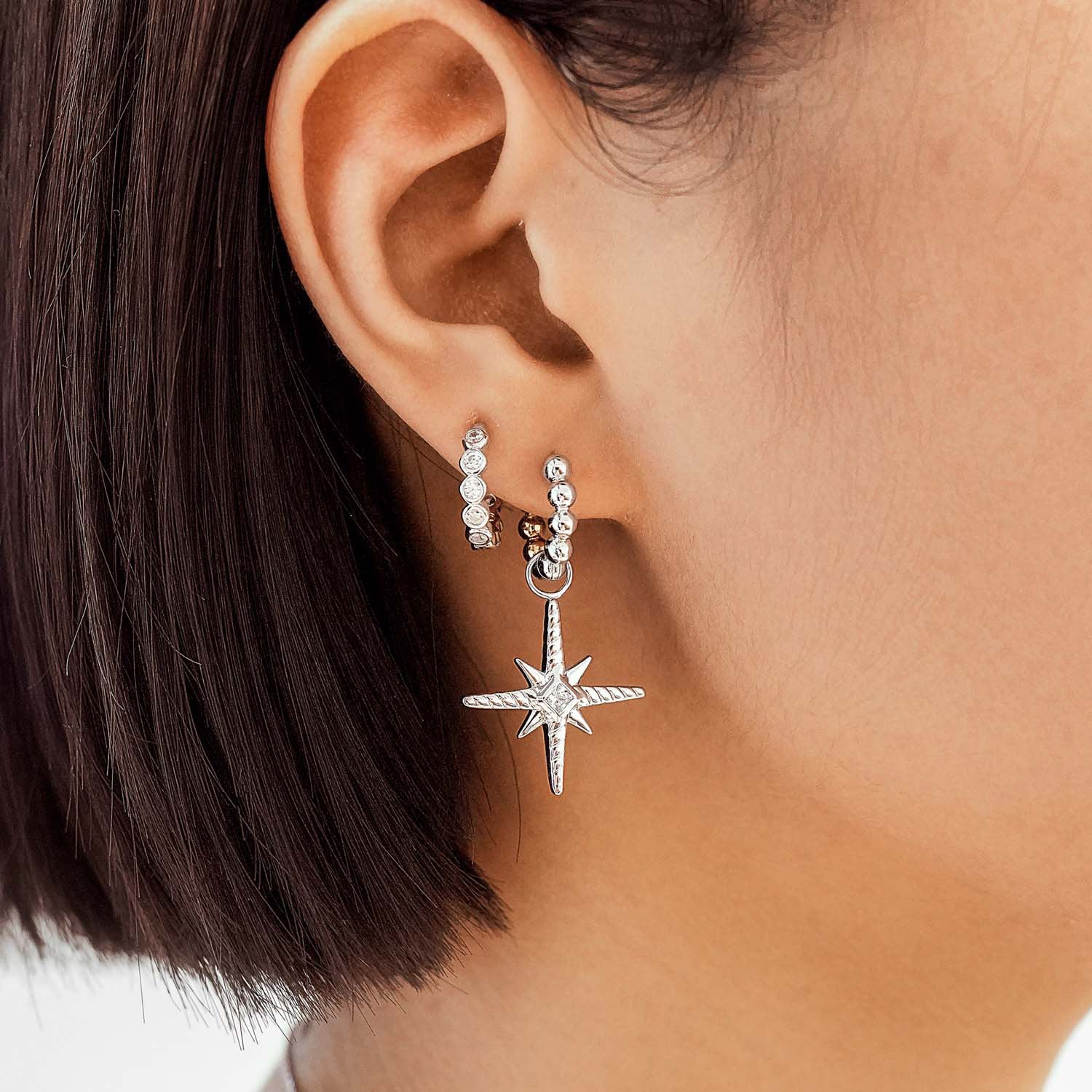 Ania Haie Pop Charms 925 Sterling Silver Earrings 2002-AH-E060-04T