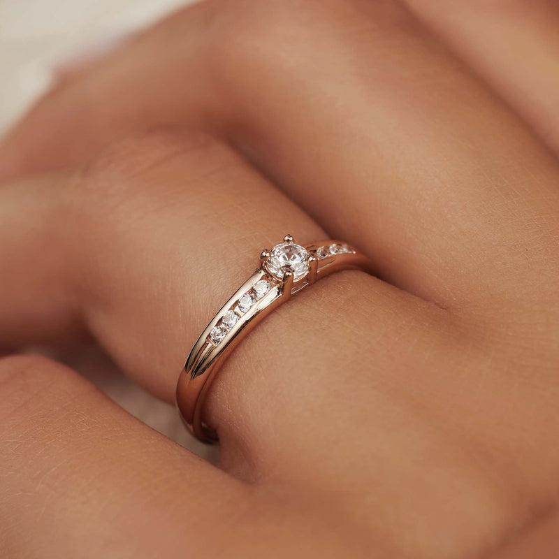 Isabel Bernard La Concorde Estee 14 Karat | Roségold Ring IB330075-50-zoom-