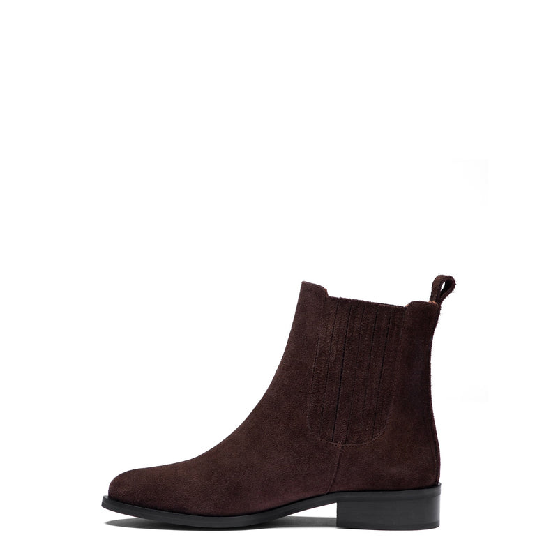 Isabel Bernard Vendôme Chey Braune Chelsea Boots aus Veloursleder IB53012-130-38-zoom-