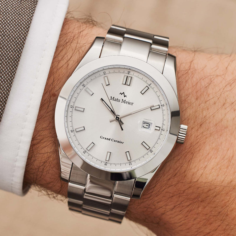 Mats Meier Grand Cornier herren Uhr Silber MM00513-zoom-