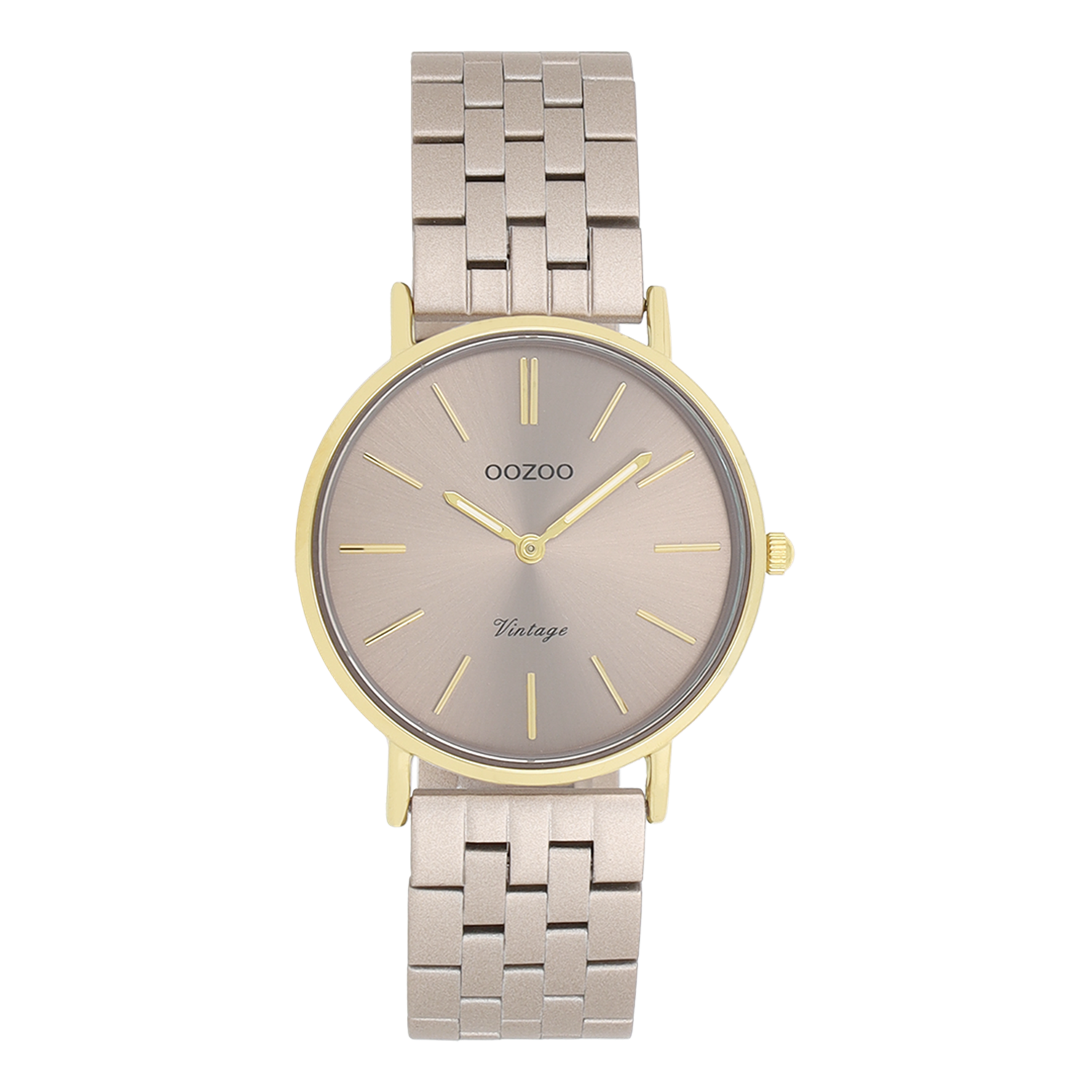 OOZOO Vintage Gold and Taupe Women's Watch C20409