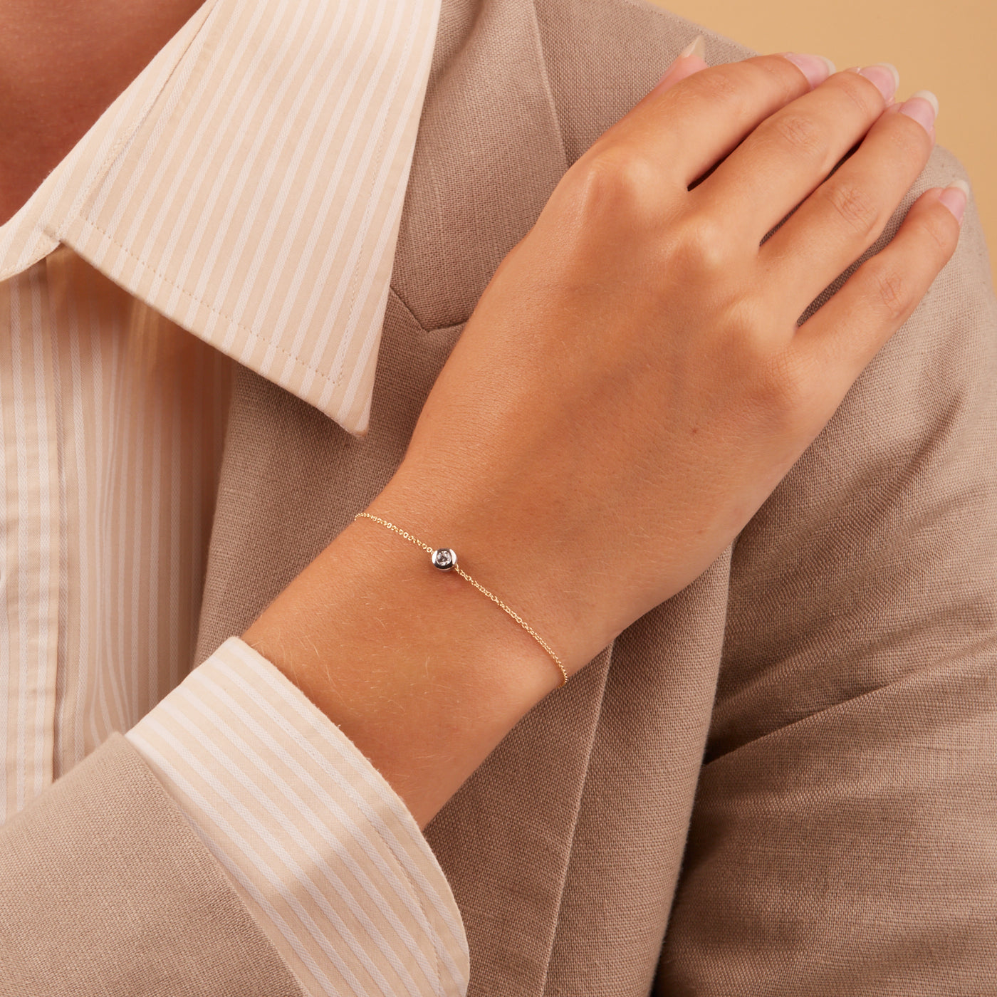 Blush 14 Karaat Gouden Armband 2167BZI (Lengte: 18.00 cm)