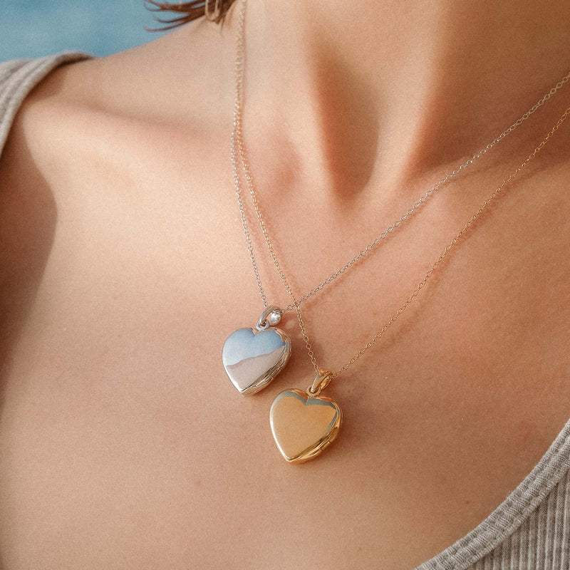 Violet Hamden Sisterhood Memory 925 Sterling Silberne Halskette mit Fotomedaillon VH340031-zoom-