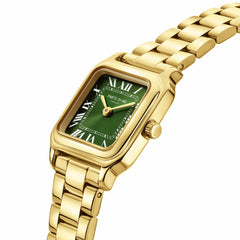 Parte di Me Orologio rectangular ladies watch gold and green PDM09034