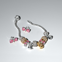 Pandora Moments 925 Sterling Silver Pink Bow Charm 794253C01