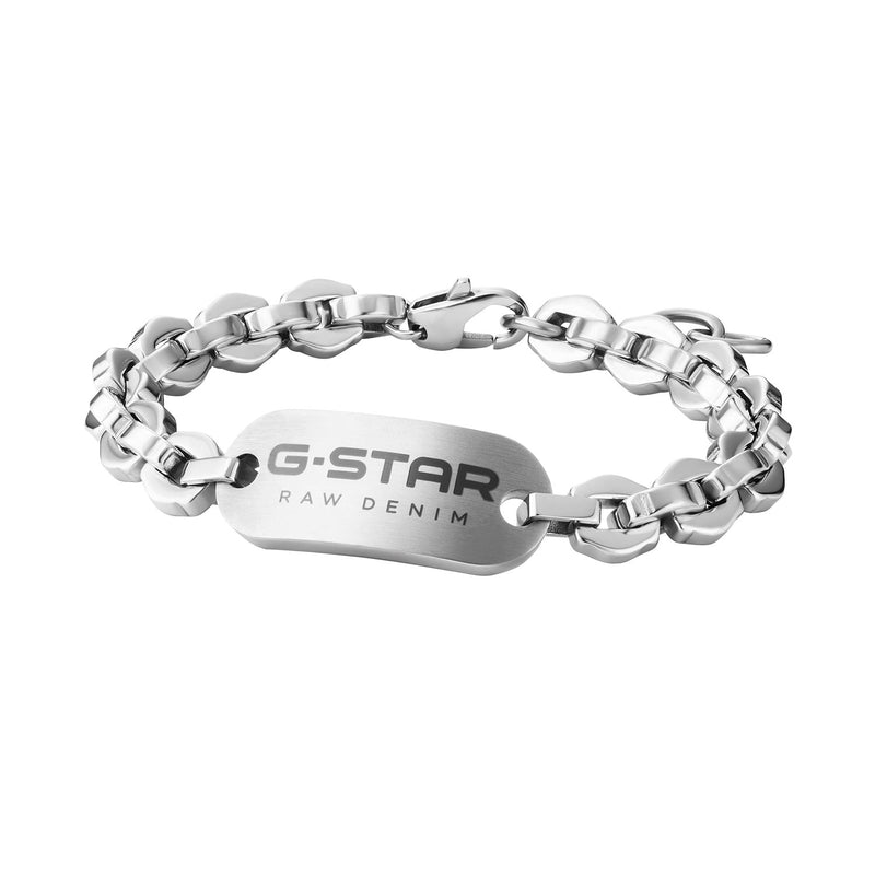 G-Star ZipPoint Silbernes Stahlarmband GSJ.104.03-zoom-