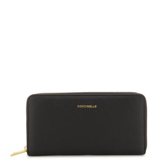 Coccinelle Magie Black Leather Zip Wallet E2MQF110401001