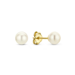 Isabel Bernard Belleville Luna 14 Carat Golden Ear Studs IB360132