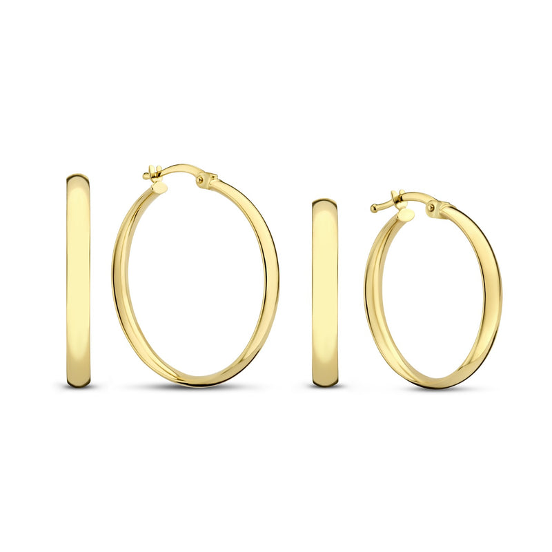 Isabel Bernard Cadeau d'Isabel 14 Karat | Gold Ohrringe Set IB90149-zoom-