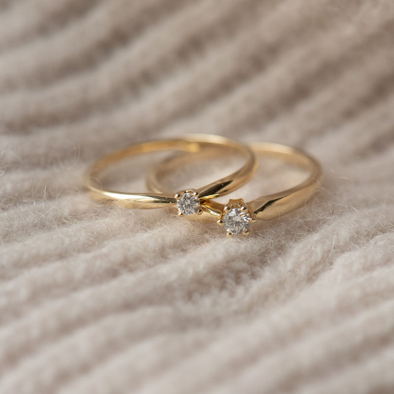 Isabel Bernard De la Paix Celesse 14 Karat | Gold Ring | Diamant 0.07 Karat | IBD330002-54-zoom-